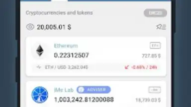 iMe Messenger & Crypto Wallet скриншот 4