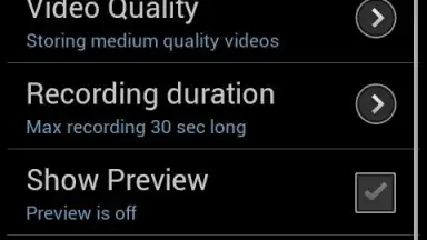 Secret Video Recorder (Android 1X) скриншот 9