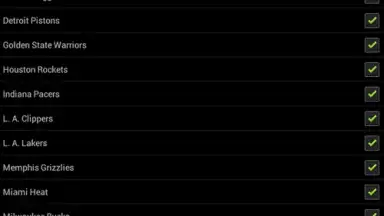 Basketball Livescore Widget скриншот 2