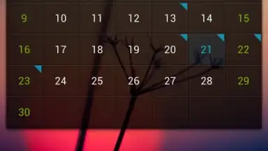 GO Calendar Widget скриншот 6