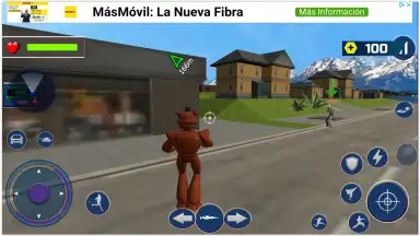 Bear Rope Hero Vice Town скриншот 5
