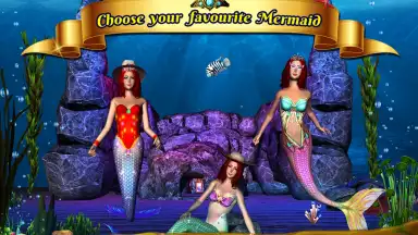 Cute Mermaid Simulator 3D скриншот 9