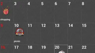 dodol Calendar Widget скриншот 3