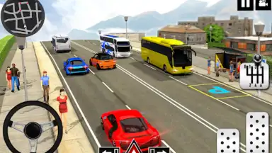 Coach Bus Driving - Bus Games скриншот 6
