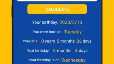 Age Calculator скриншот 3