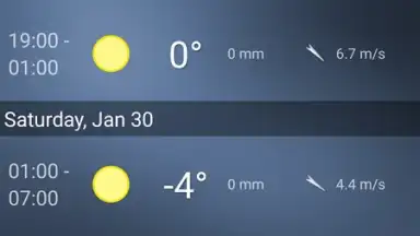 Simple Time & Weather Widget скриншот 3