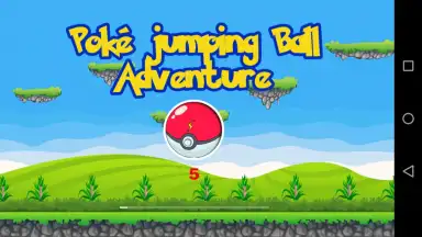 Poke Jumping Ball Adventure скриншот 3