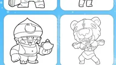 Coloring Brawl Stars скриншот 9