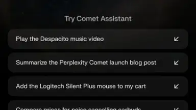 Comet Browser скриншот 2