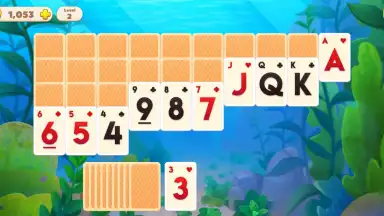 Undersea Solitaire Tripeaks скриншот 3