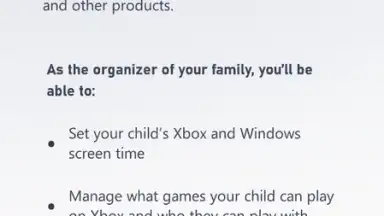 Xbox Family Settings скриншот 2