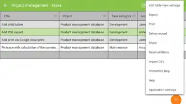 MobiDB Project Management скриншот 3