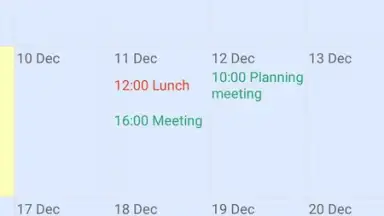 Touch Calendar Free скриншот 8