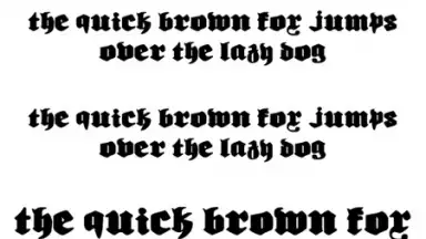 Gothic Fonts 50 скриншот 5