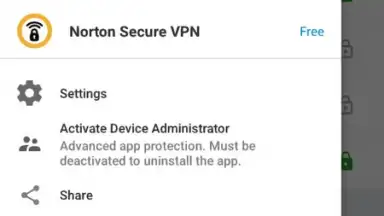 Norton App Lock скриншот 3