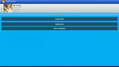 Дни рождения скриншот 1