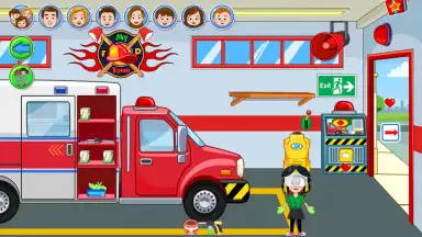 My Town : Firestation Free скриншот 10