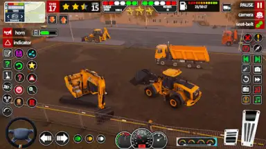 JCB Game Snow Excavator Games скриншот 3
