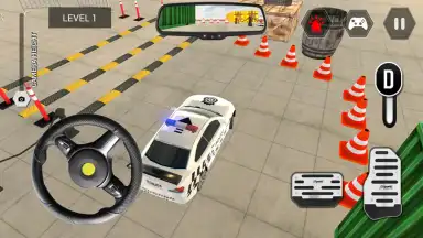 Police Car Parking Simulator скриншот 4