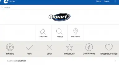 Copart скриншот 3