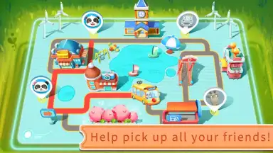 Baby Panda’s School Bus скриншот 3