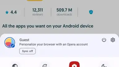 Opera Browser скриншот 2