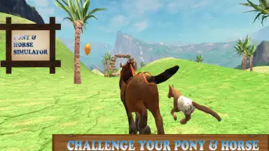 Pony Horse Simulator Kids 3D скриншот 5