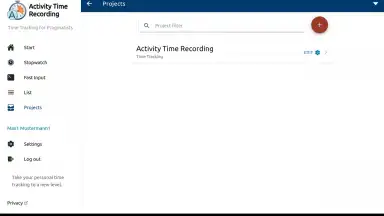 aTimeRecording - Online Time Tracking скриншот 1
