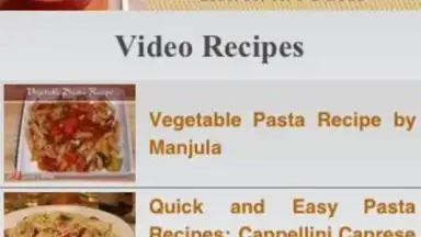 Pasta Recipes скриншот 1