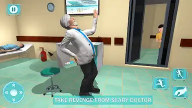 Scary Doctor 3D Pranks Fun скриншот 2