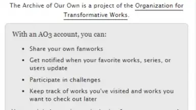 Archive of Our Own скриншот 4