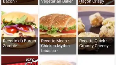 Recettes Sandwichs скриншот 3