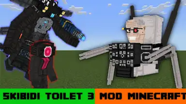SKIBIDI TOILET 3 for Minecraft скриншот 2