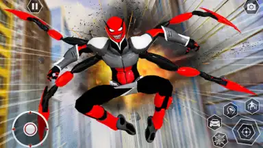 Black Spider Rope Superhero скриншот 3