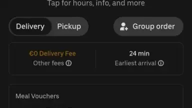Uber Eats скриншот 7