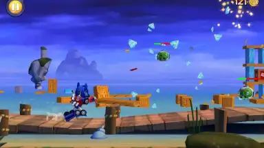 Angry Birds Transformers скриншот 3