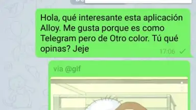 Alloy -free messaging app скриншот 1