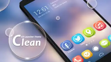 Clean GO Launcher Theme скриншот 1