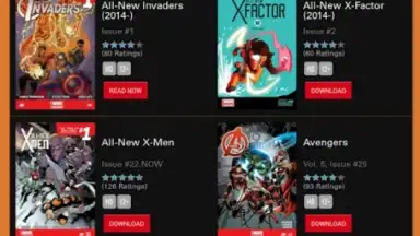 Marvel Comics скриншот 3