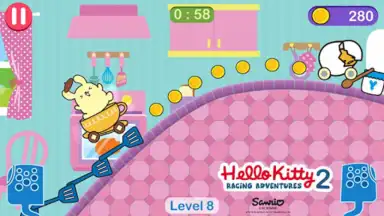 Hello Kitty games - car game скриншот 7