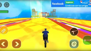 Police Bike Stunts Games скриншот 3
