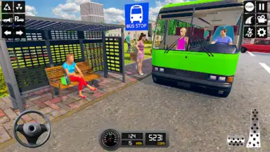 Coach Bus Simulator 3d Bus Sim скриншот 3