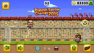 Puppet Soccer Champions 2015 скриншот 2