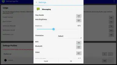 Settings App скриншот 5