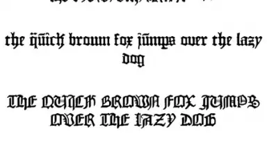 Gothic Fonts 50 скриншот 7