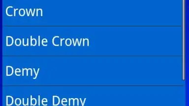 Paper Formats скриншот 4