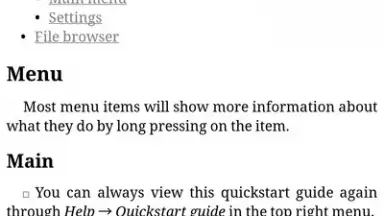 KOReader скриншот 1