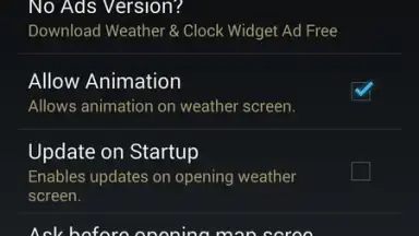 Weather & Clock Widget Android скриншот 4