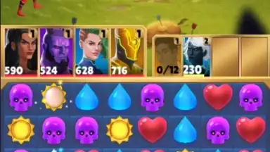 Puzzle Clash Heroes: Neolympia скриншот 9