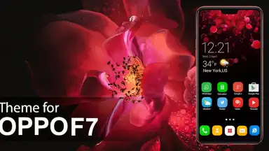 Oppo F7 Launcher - Themes and Wallpapers скриншот 2